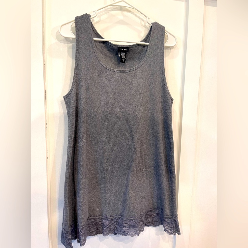 Torrid Gray Layering Tank